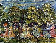 Maurice Prendergast Summer in the Park oil painting on canvas